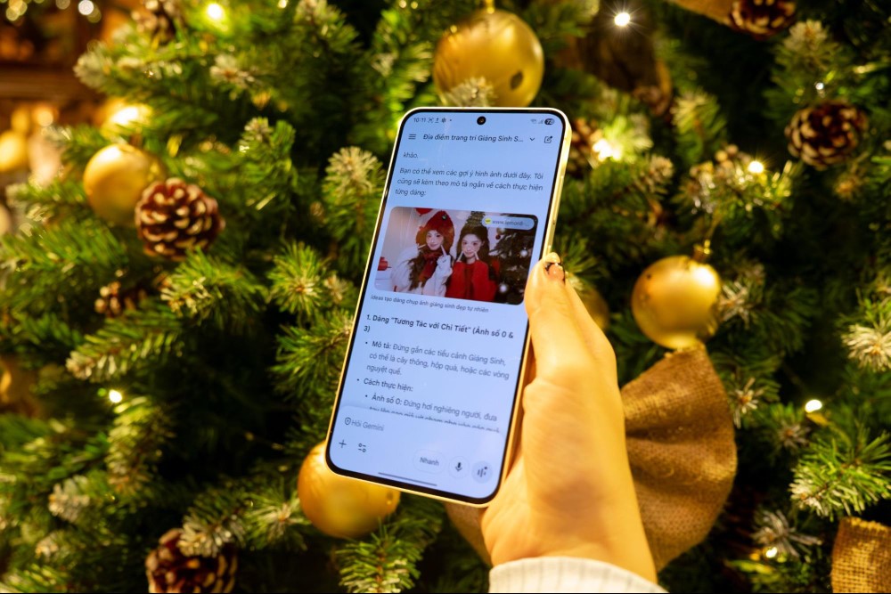 Galaxy S25 FE: "Mắt thần" cân trọn vibe Giáng sinh lung linh huyền ảo 4 Giáng sinh cùng Galaxy S25 FE