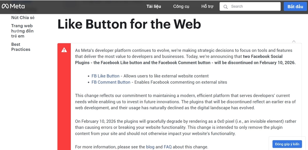 Meta sắp "khai tử" nút like và comment của Facebook