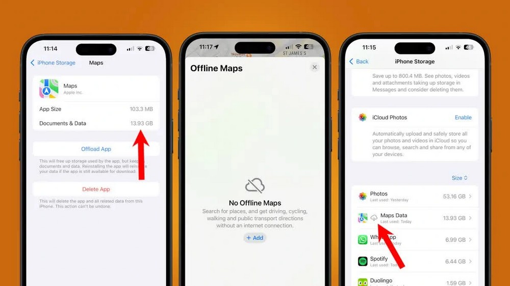 Apple Maps dính lỗi, chiếm hết bộ nhớ iPhone