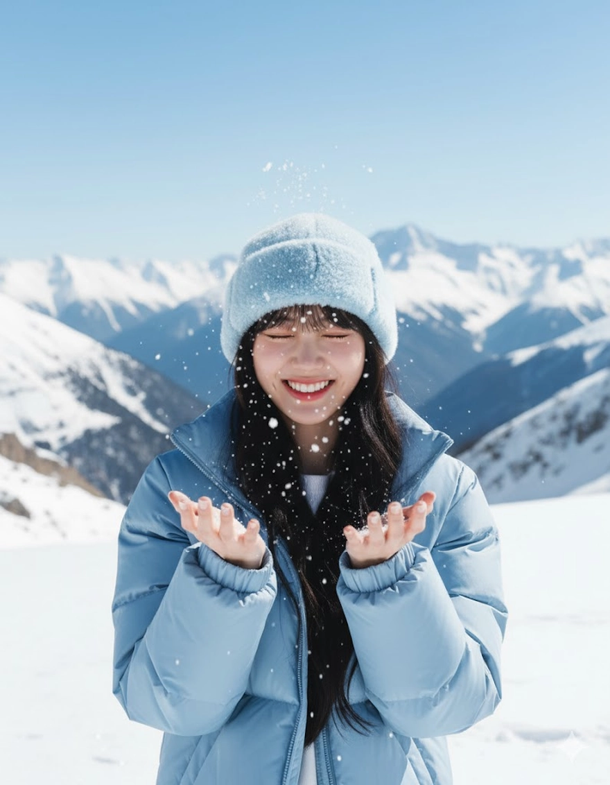 Cách tạo ảnh mùa đông tuyết trắng siêu thật bằng Gemini AI