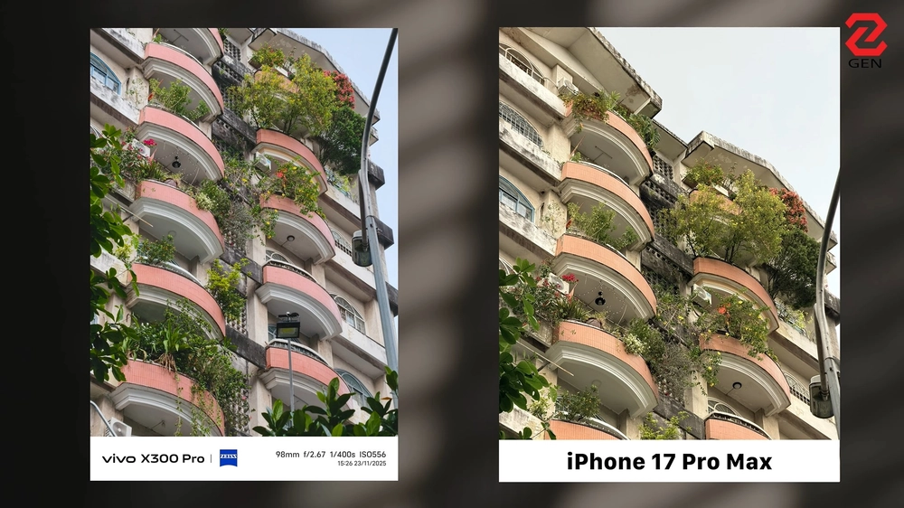 Camera của iPhone 17 Pro Max và vivo X300 Pro: Ai hơn ai?