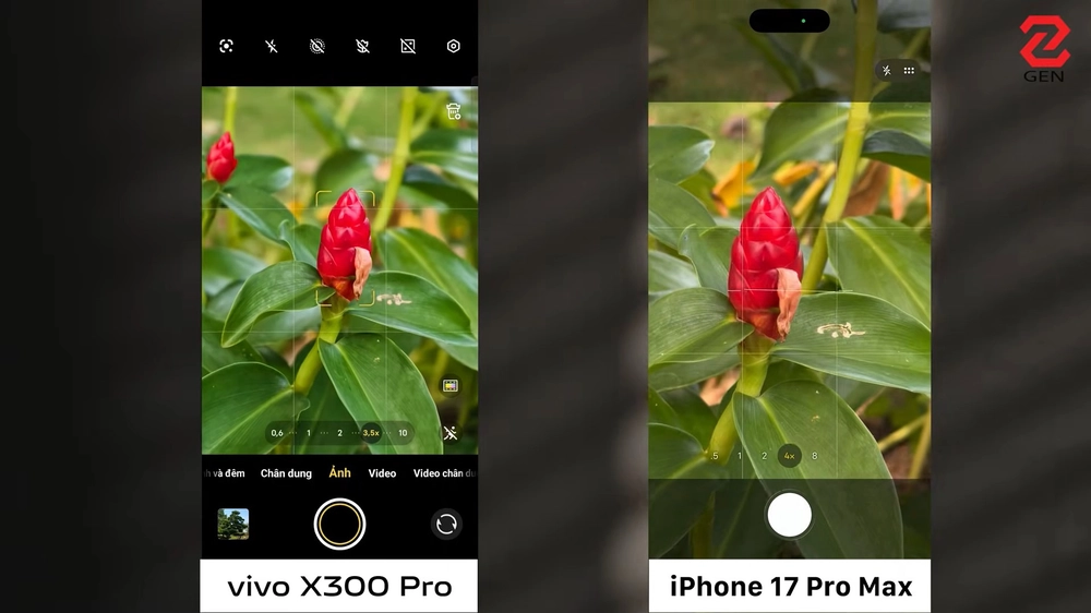 Camera của iPhone 17 Pro Max và vivo X300 Pro: Ai hơn ai?