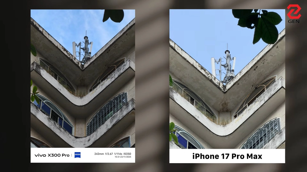 Camera của iPhone 17 Pro Max và vivo X300 Pro: Ai hơn ai?