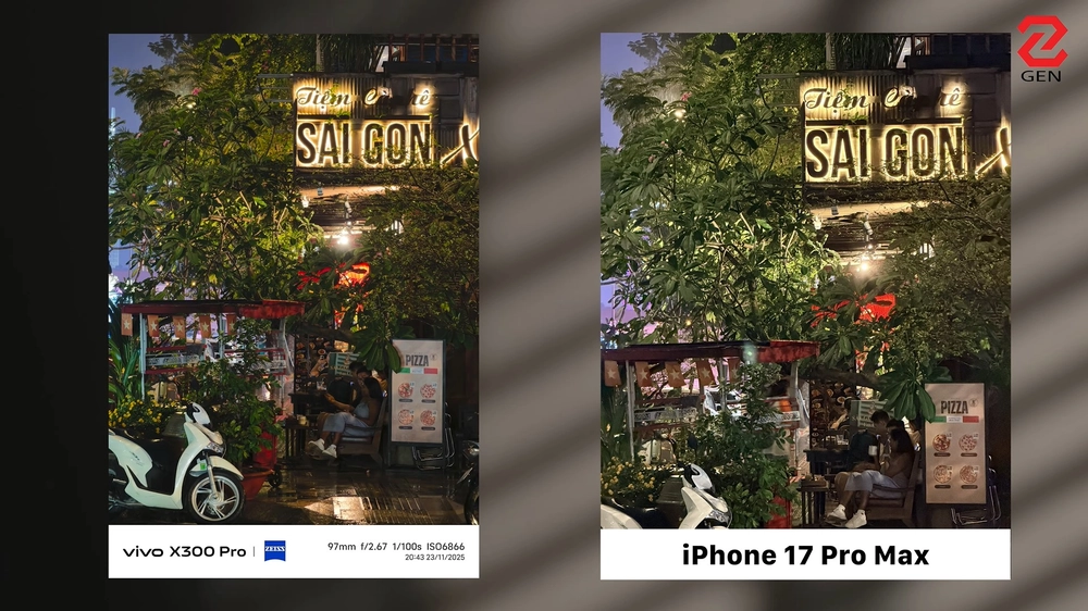 Camera của iPhone 17 Pro Max và vivo X300 Pro: Ai hơn ai?