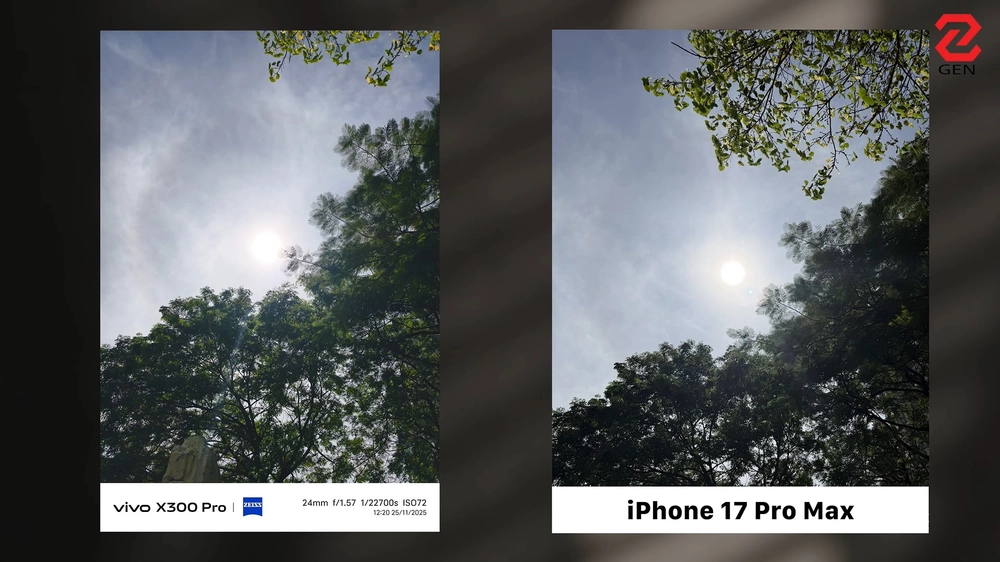 Camera của iPhone 17 Pro Max và vivo X300 Pro: Ai hơn ai?