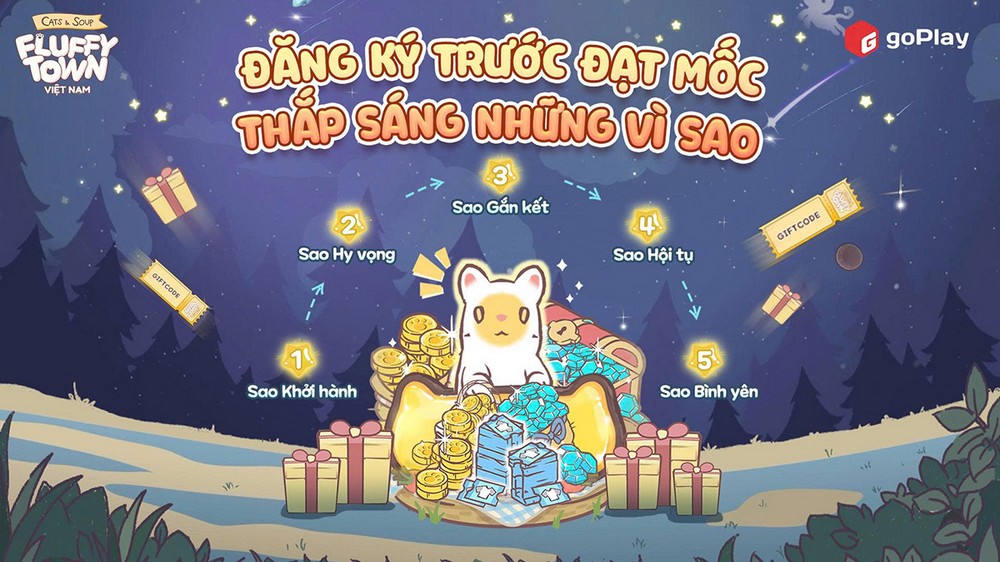 Cats & Soup: Fluffy Town Việt Nam mở đăng ký sớm