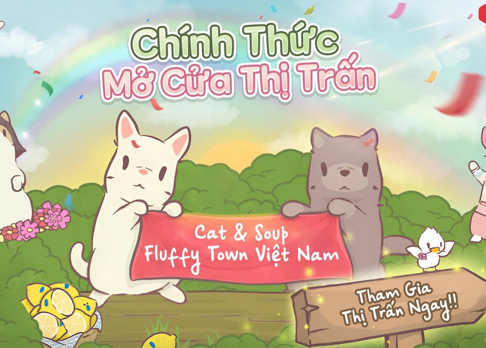 Cats & Soup: Fluffy Town leo Top 1 App Store sau khi ra mắt