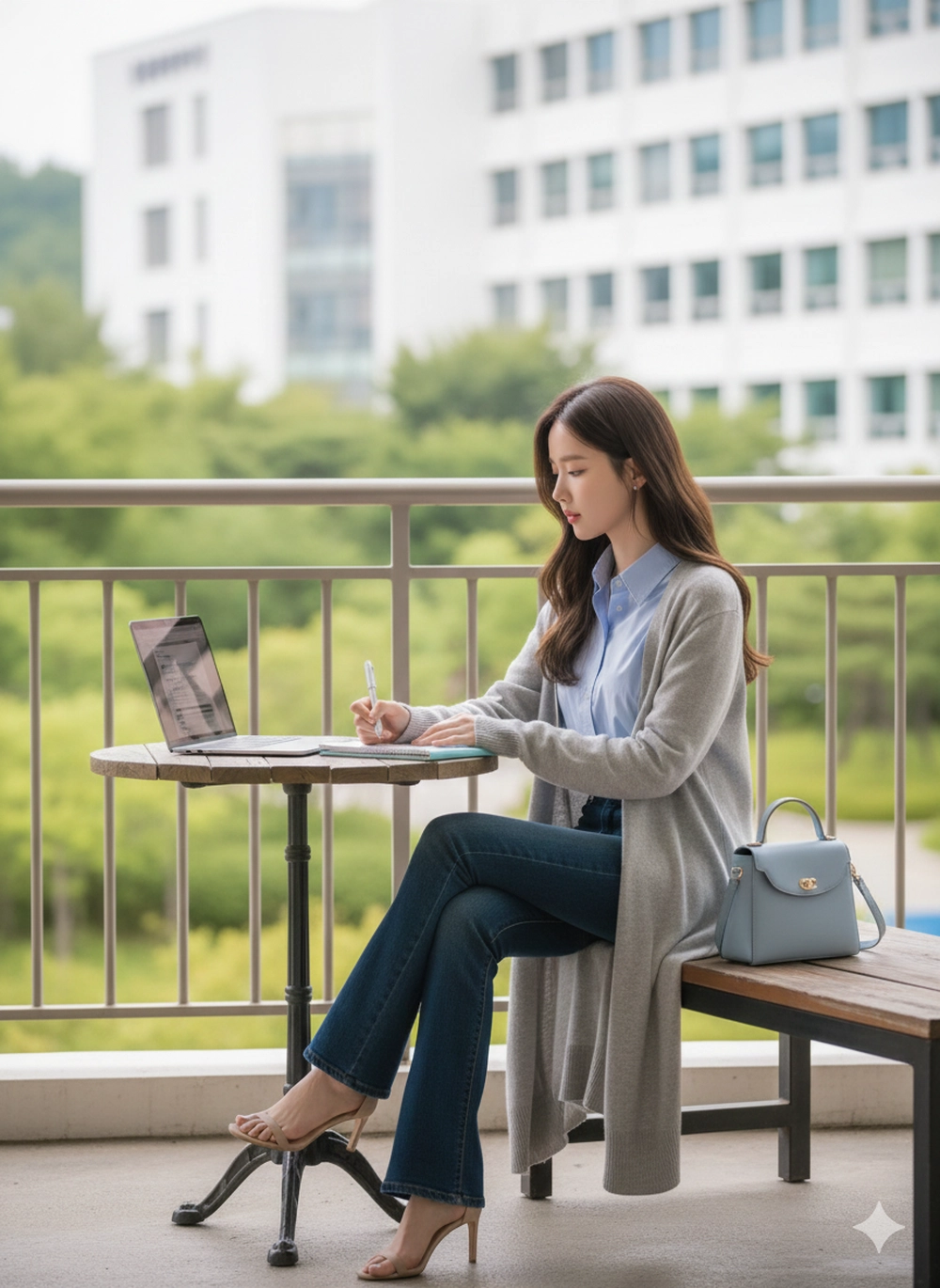 Câu lệnh Gemini tạo ảnh "working vibe" thanh lịch