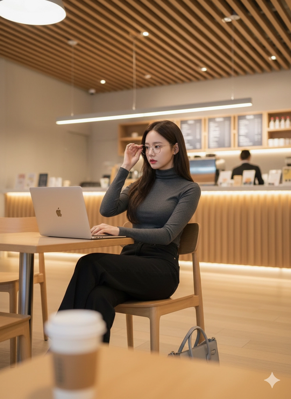 Câu lệnh Gemini tạo ảnh "working vibe" thanh lịch