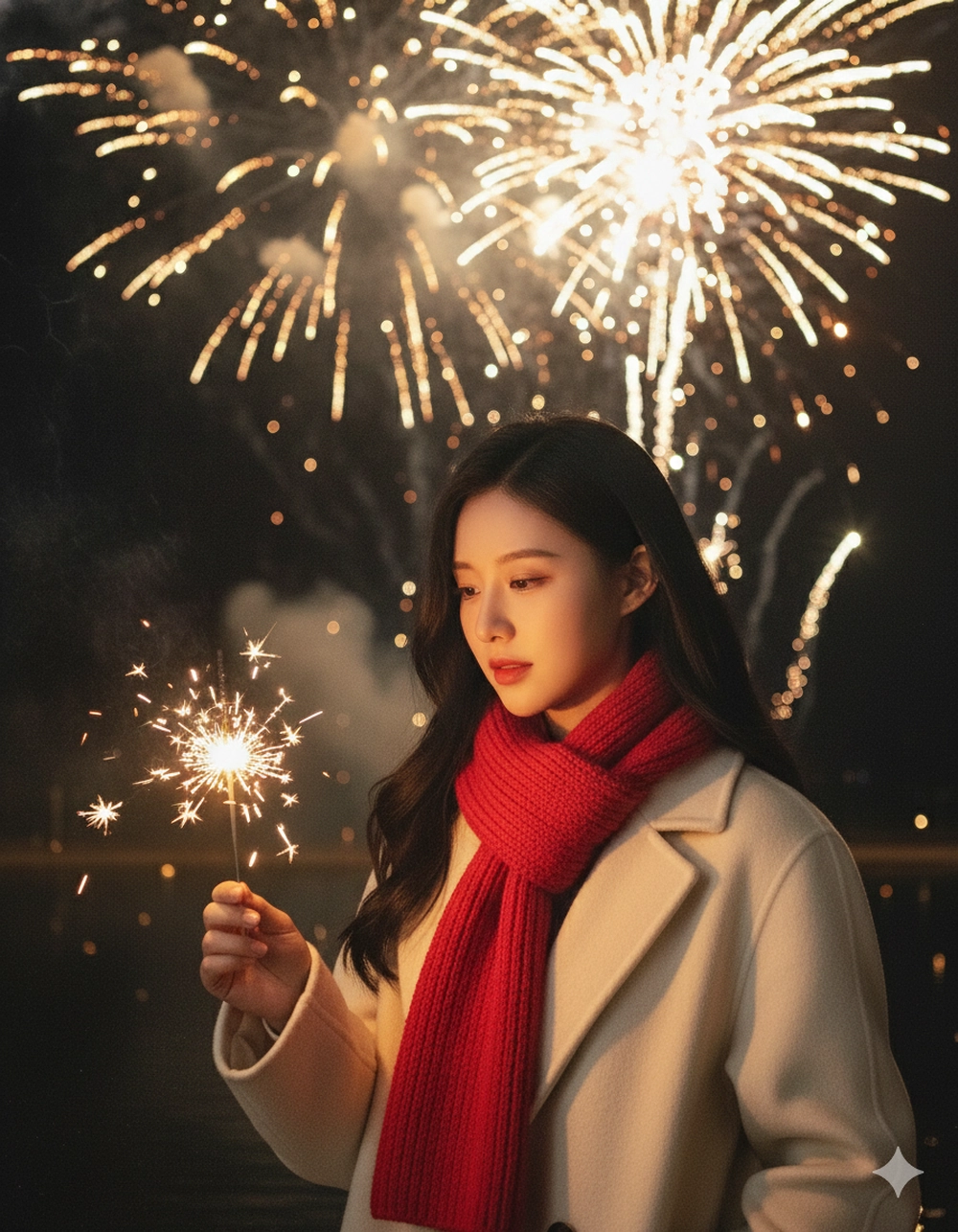 Check-in pháo hoa sớm với 1 câu lệnh Gemini AI