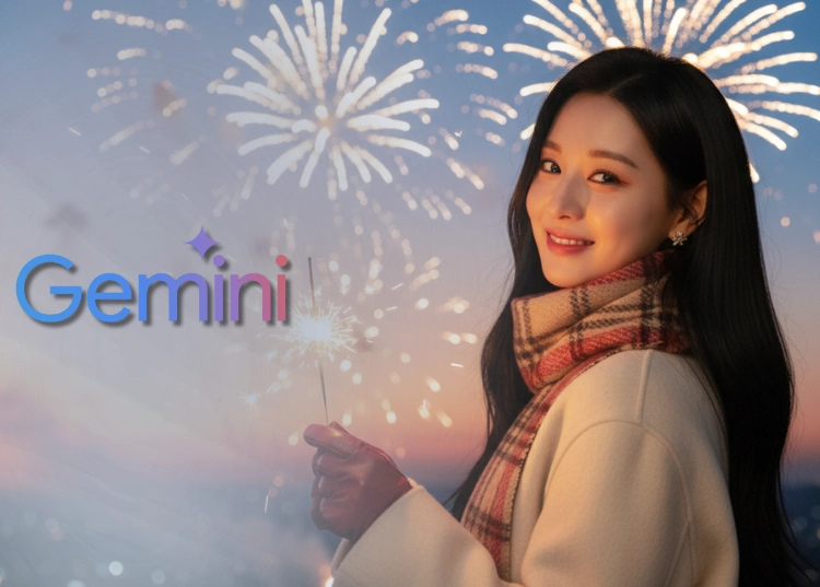 Check-in pháo hoa sớm với 1 câu lệnh Gemini AI