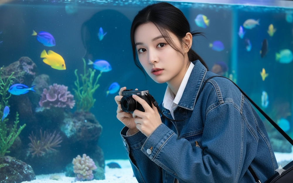 Chụp ảnh đi thủy cung quá dễ với Gemini AI!