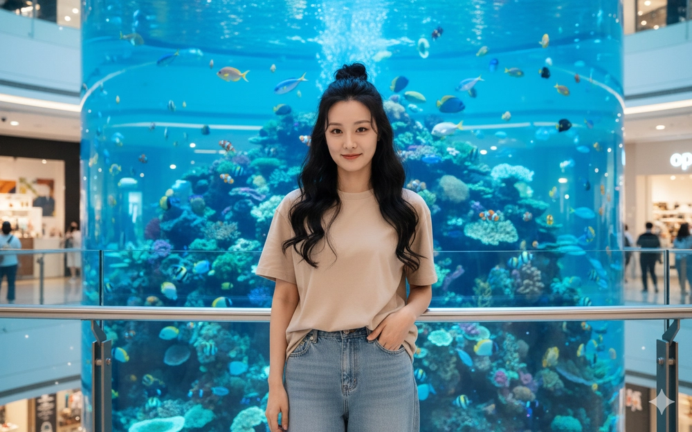 Chụp ảnh đi thủy cung quá dễ với Gemini AI!