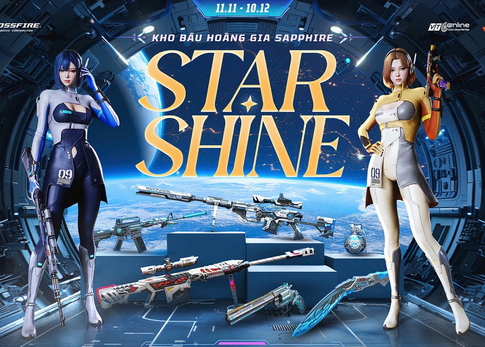 Crossfire tung Kho Báu Hoàng Gia “phong cách vũ trụ”, ưu đãi đồng giá vũ khí bằng GP