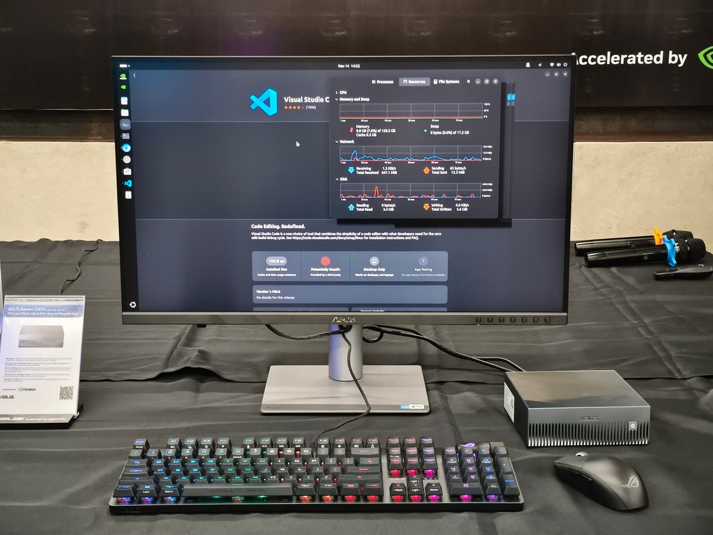 ASUS Ascent GX10 mở kỷ nguyên AI cấp doanh nghiệp 5 ASUS Ascent GX10 mở kỷ nguyên AI cấp doanh nghiệp