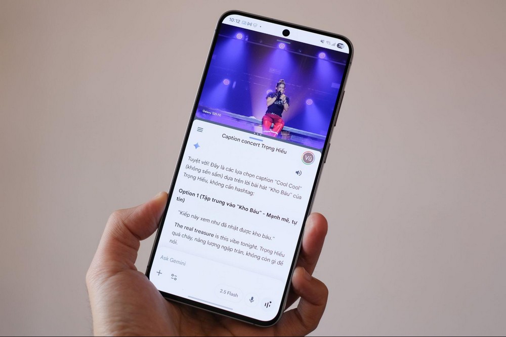Trải nghiệm concert cùng Galaxy S25 FE thế nào cho chuẩn đẳng cấp flagship?
