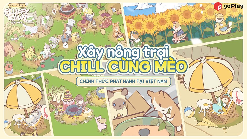 Game nuôi mèo Cats & Soup: Fluffy Town sắp ra mắt