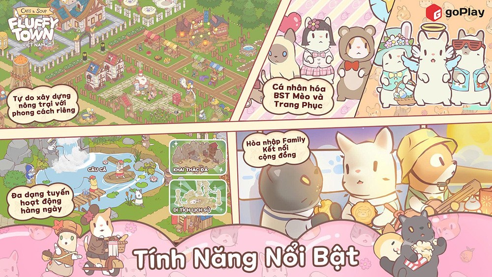 Game nuôi mèo Cats & Soup: Fluffy Town sắp ra mắt