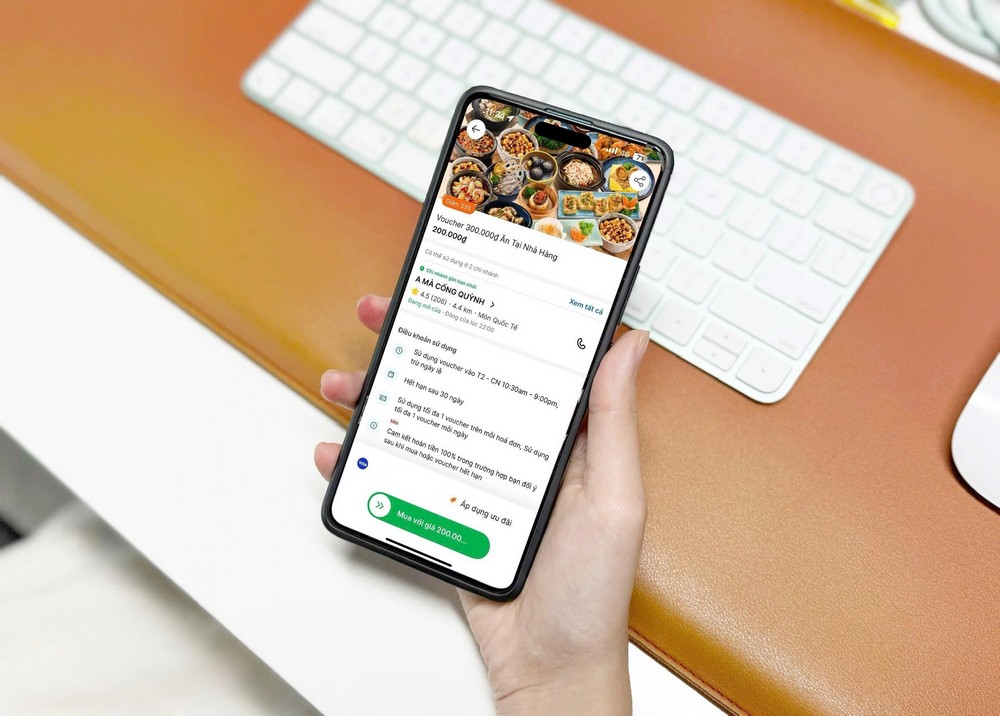 Grab ra mắt dịch vụ “Đi ăn nhà hàng”