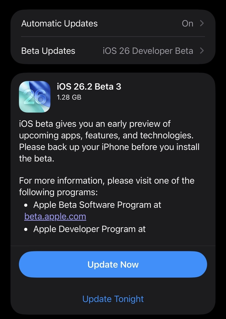 Không phải ai cũng nên lên iOS 26.2 Public Beta 2