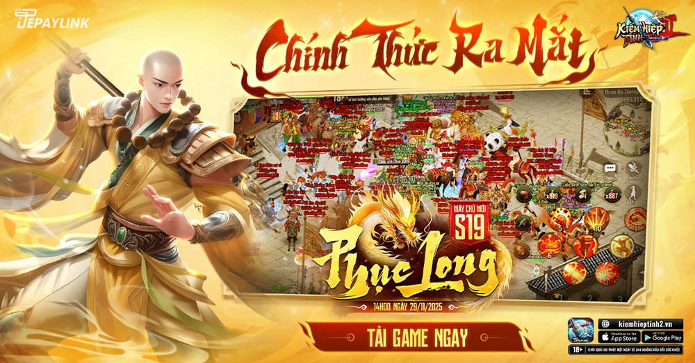 Kiếm Hiệp Tình 2 Mobile tái sinh toàn diện trước thềm mở S19