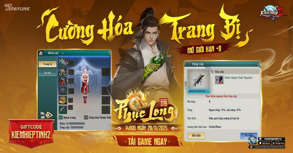 Kiếm Hiệp Tình 2 Mobile tái sinh toàn diện trước thềm mở S19