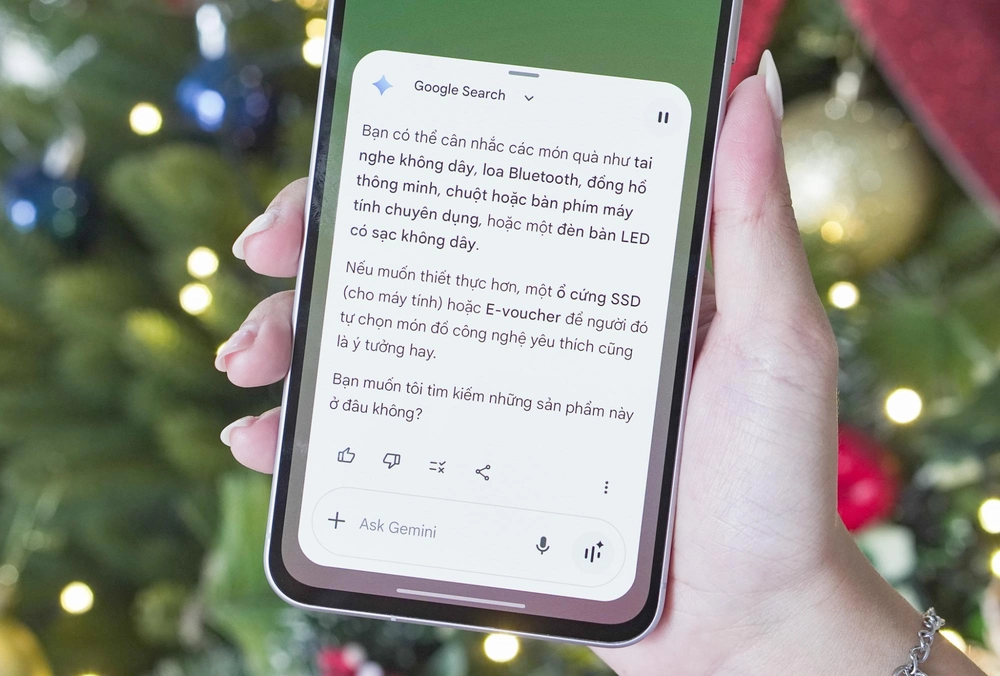 Kiếp nạn thứ 82 mang tên "chọn quà Noel": Để Gemini Live "gánh team" từ A đến Z