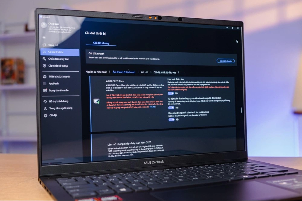 màn hình ASUS OLED