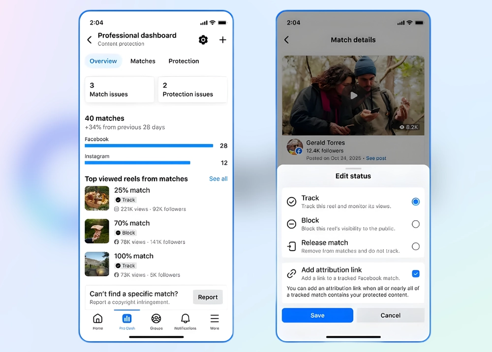 Meta ra mắt tính năng mới chặn "chôm" Video Reels