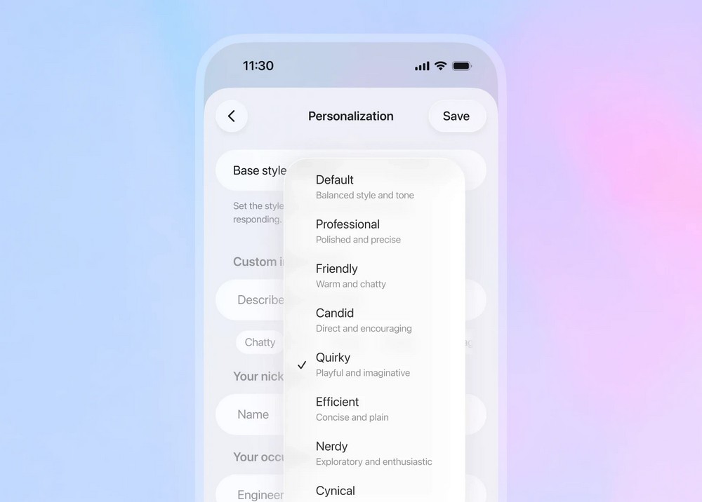 OpenAI giới thiệu GPT-5.1: Cá tính và thông minh hơn