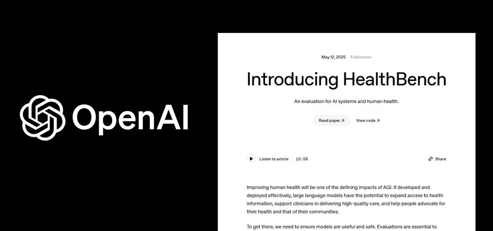 OpenAI muốn "lấn sân" y tế, phát triển trợ lý sức khỏe AI