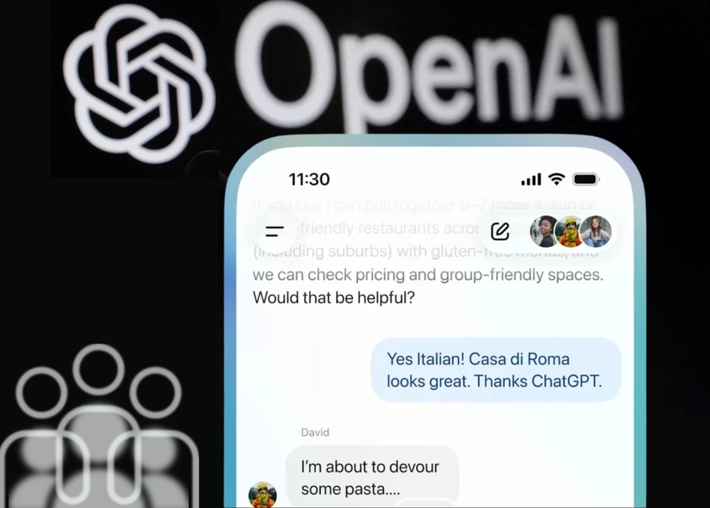 OpenAI ra mắt tính năng trò chuyện nhóm trên ChatGPT