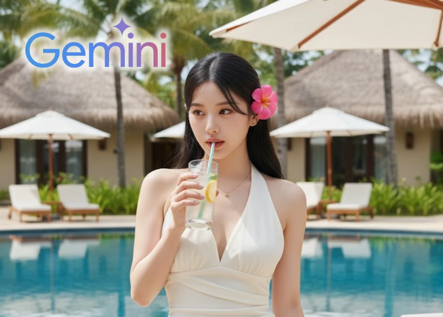 Prompt tạo ảnh check-in nghỉ dưỡng ở resort 5 sao