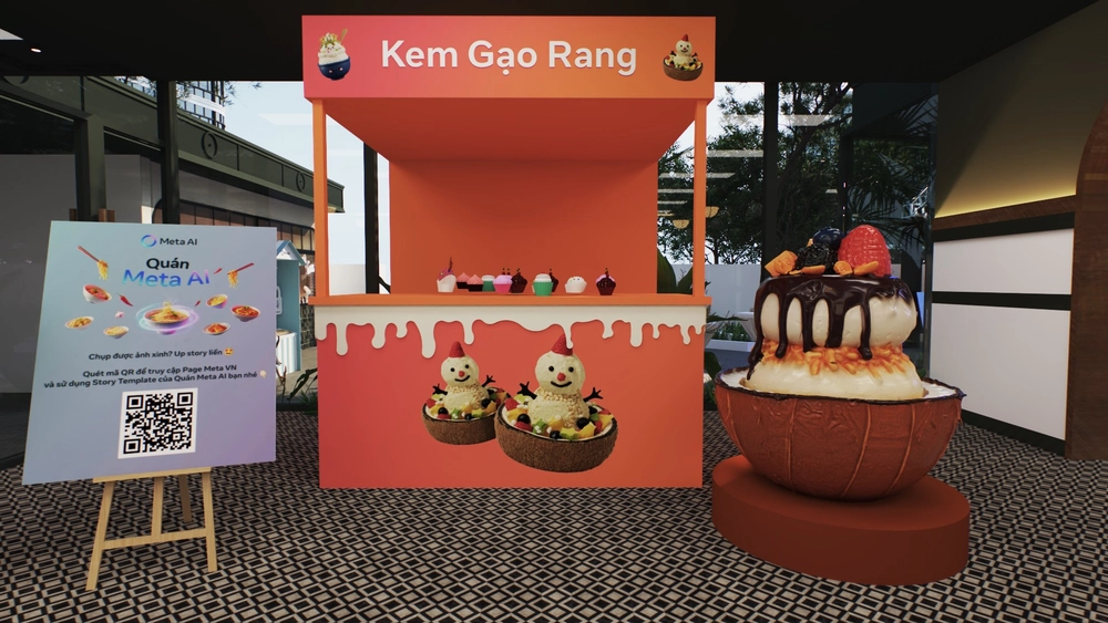 "Quán Meta AI": Khi ẩm thực AI bước ra đời thực tại Sài Gòn