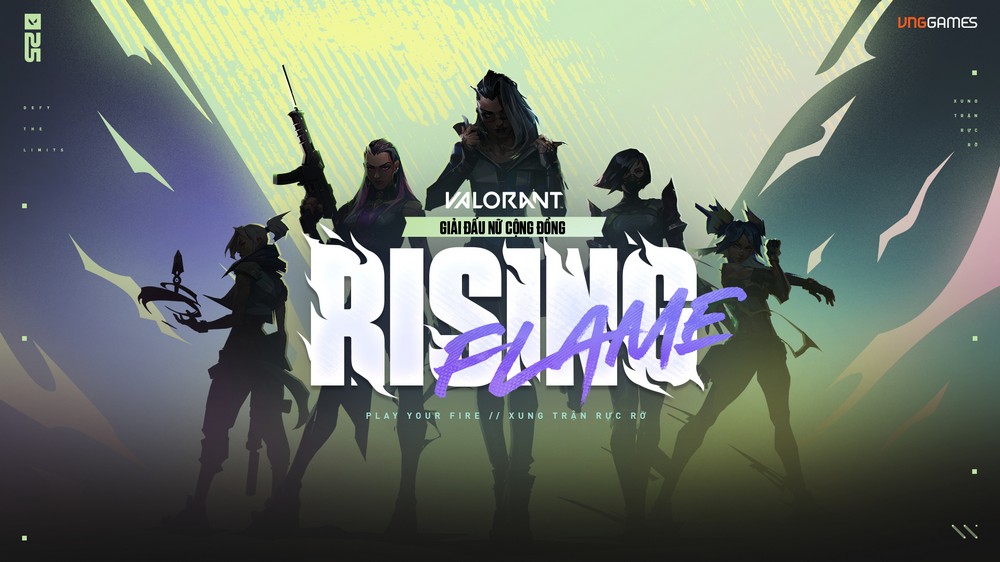 Rising Flame: Giải đấu dành cho nữ game thủ Valorant sắp khởi tranh