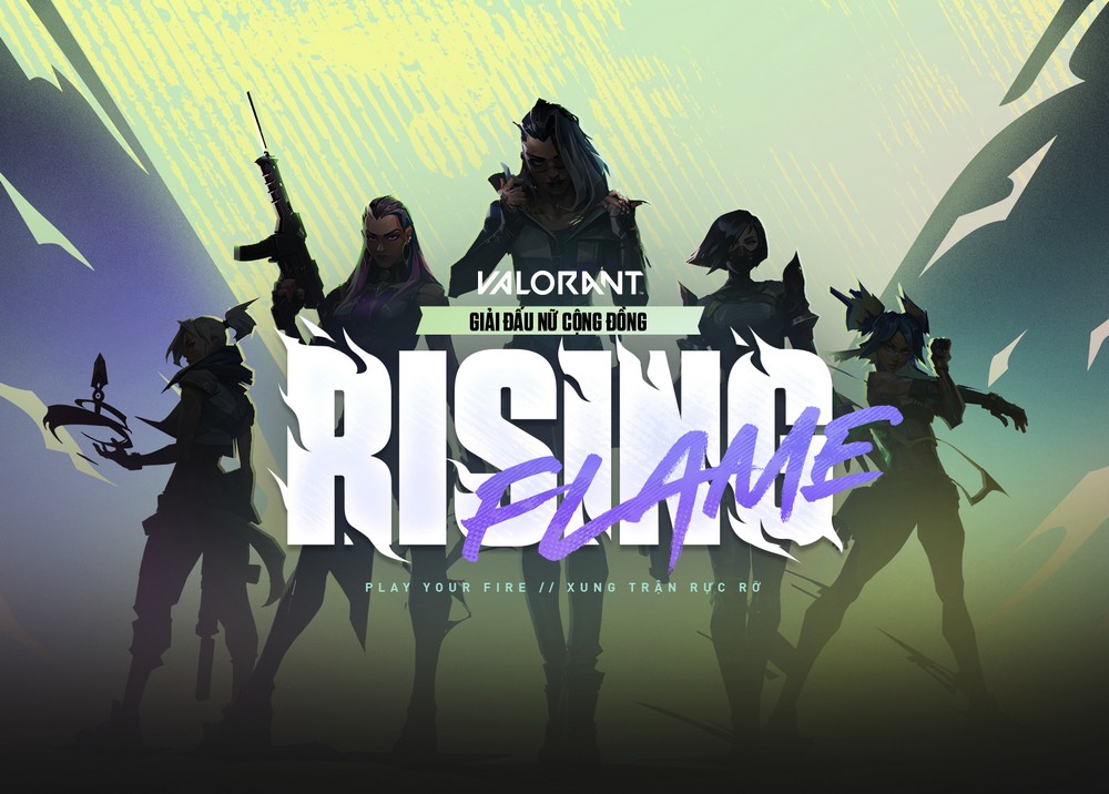 Rising Flame: Giải đấu dành cho nữ game thủ Valorant sắp khởi tranh