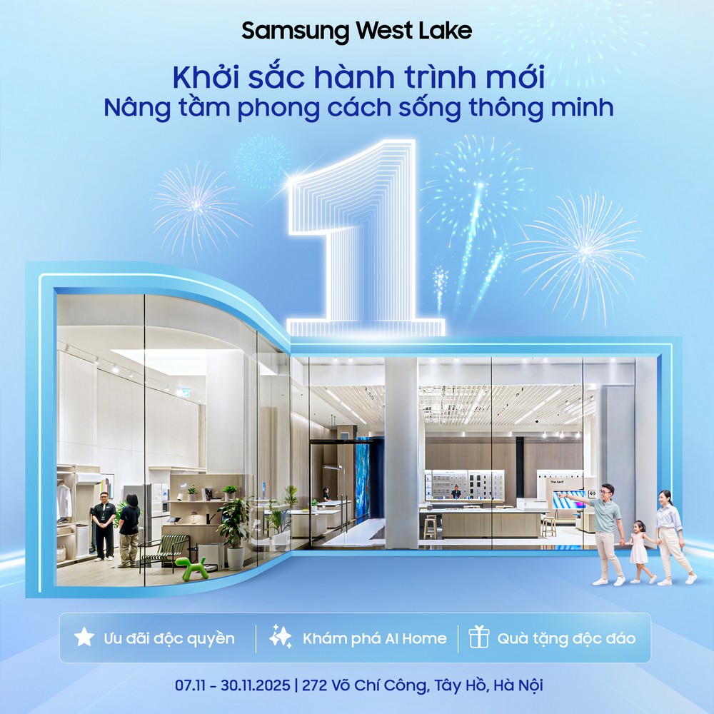 Samsung West Lake tròn 1 tuổi, ưu đãi lớn tháng 11