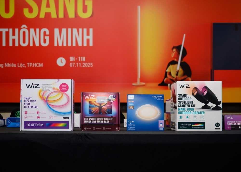 Signify ra mắt giải pháp chiếu sáng WiZ tại Việt Nam