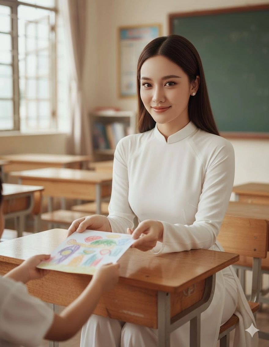 Tạo ảnh chúc mừng 20/11 bằng AI tri ân cô giáo Việt