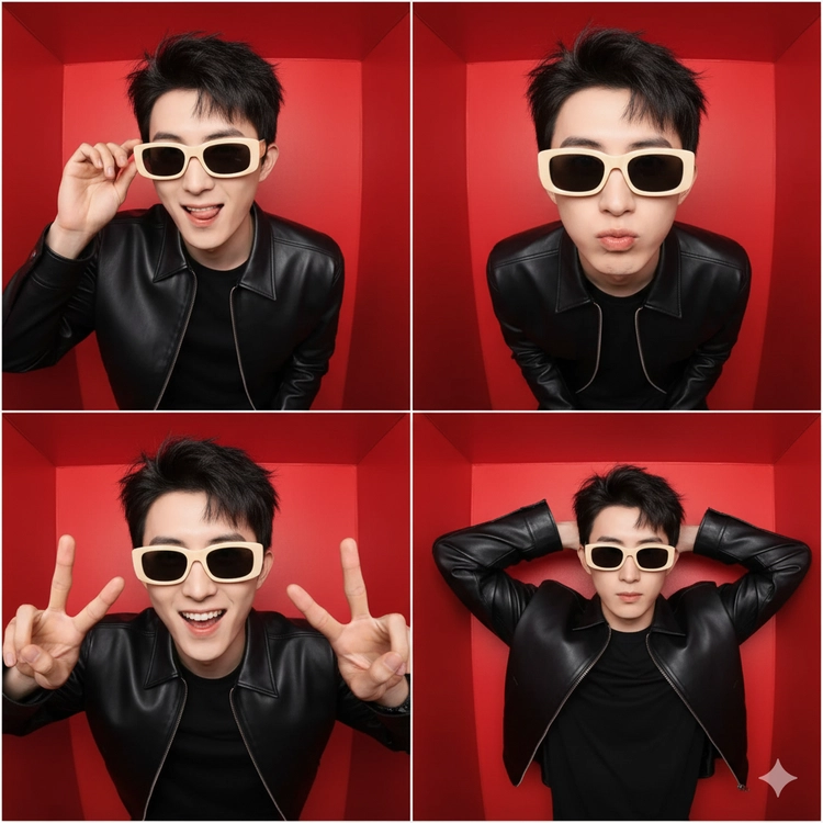 Tạo ảnh photobooth "đu" trend bằng câu lệnh Gemini AI