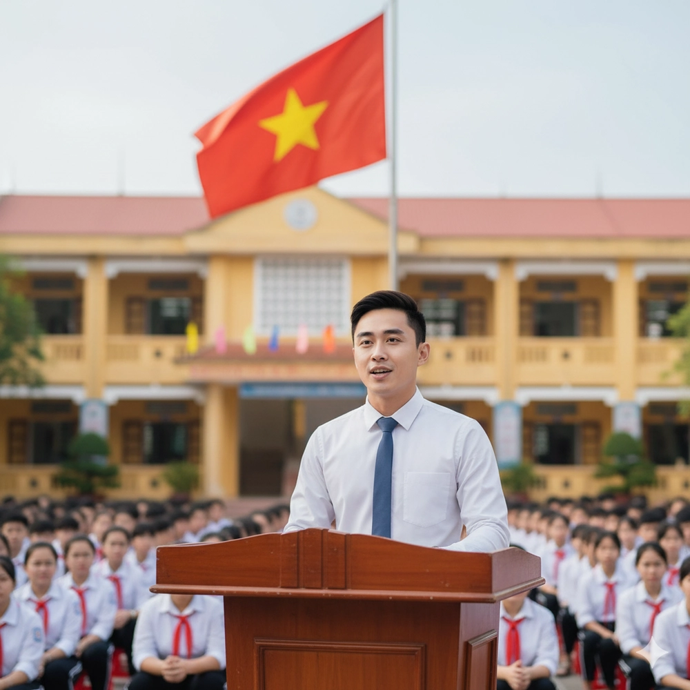 Tạo ảnh tri ân 20/11 tặng Thầy giáo với câu lệnh Gemini