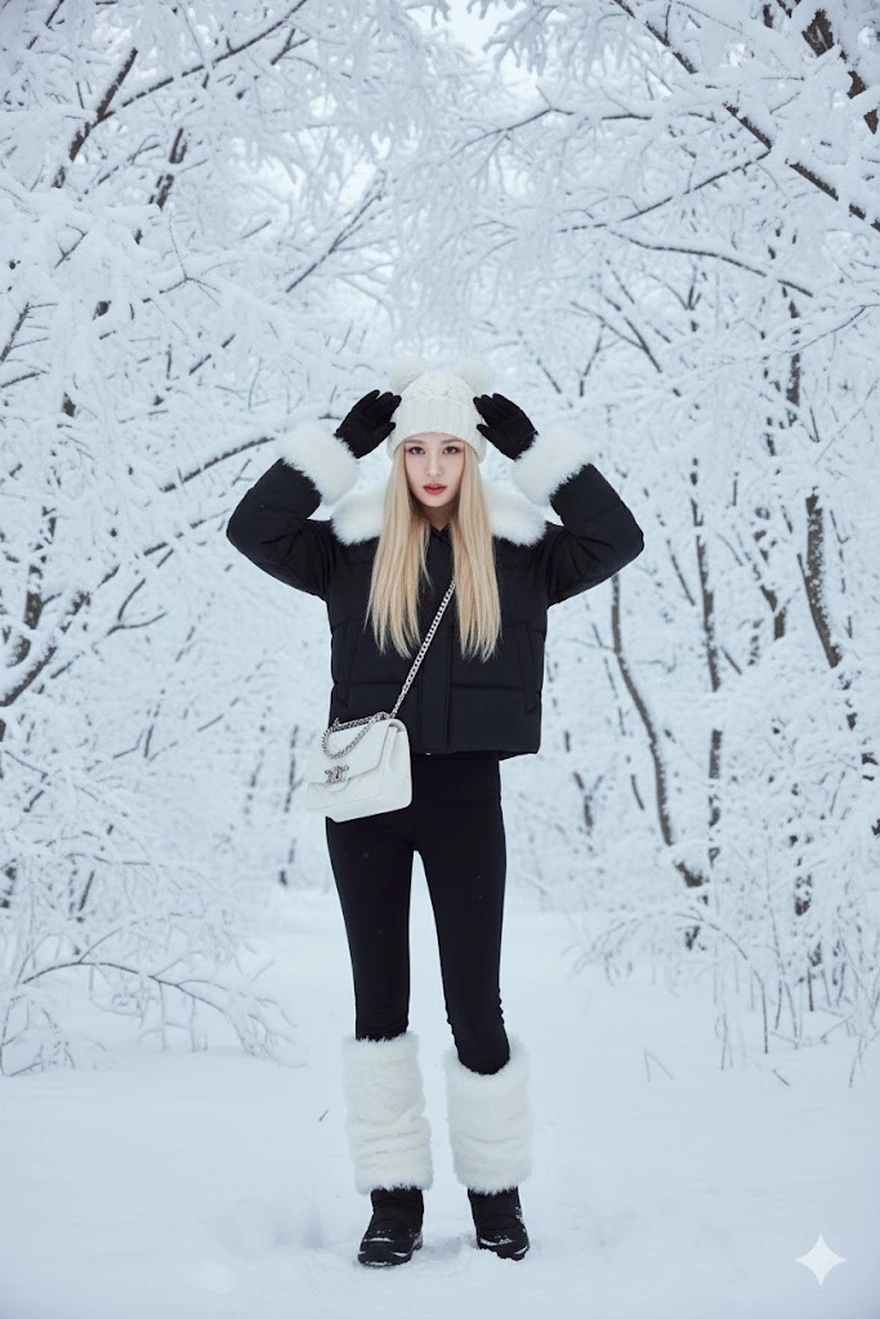 Tổng hợp câu lệnh tạo ảnh check-in mùa đông tuyết trắng