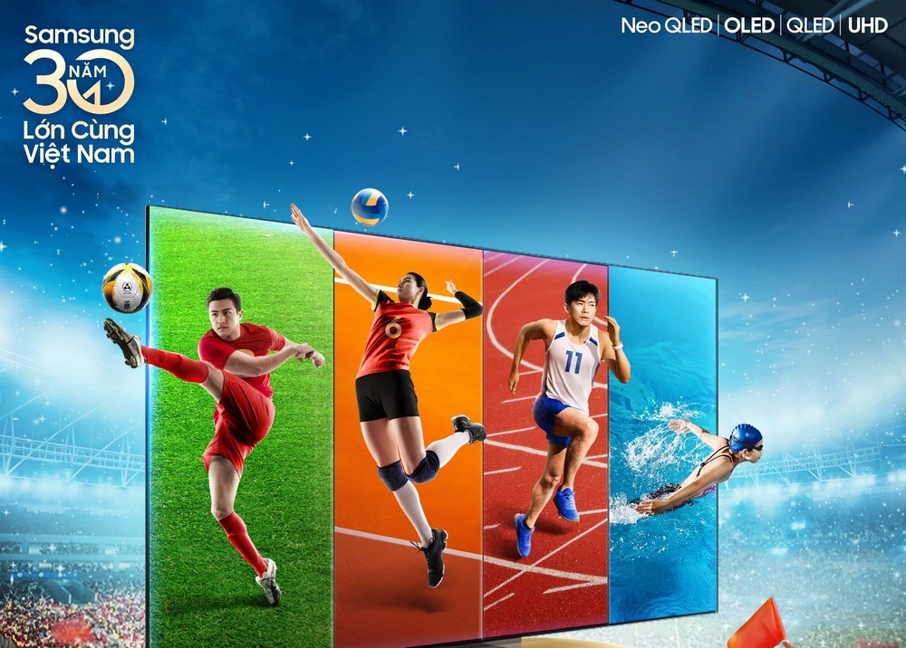 Samsung AI TV đồng hành SEA Games 33