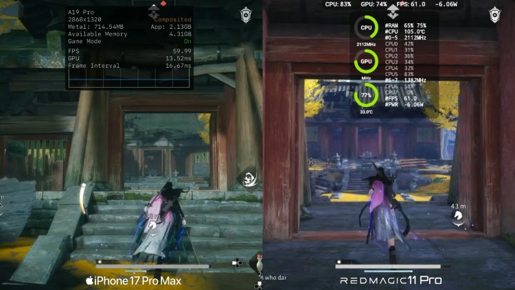 A19 Pro ổn định hơn hẳn Snapdragon 8 Elite Gen 5 khi chơi game