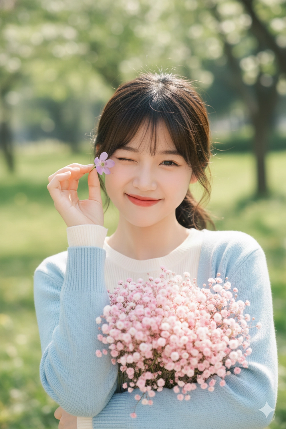 Bộ lệnh AI Gemini tạo ảnh nàng thơ đẹp "hút hồn"