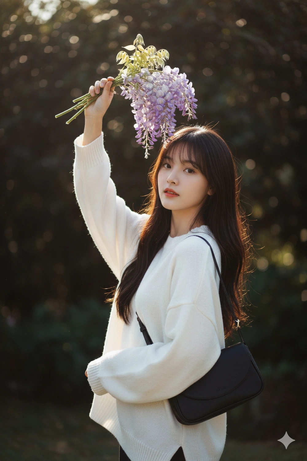 Bộ lệnh AI Gemini tạo ảnh nàng thơ đẹp "hút hồn"