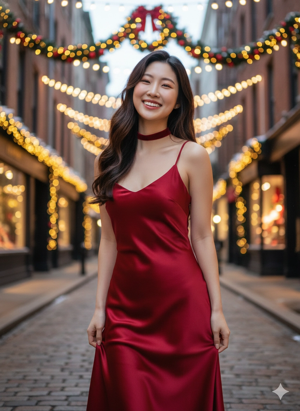 Bộ Prompt Gemini tạo ảnh Noel không phải chen chúc