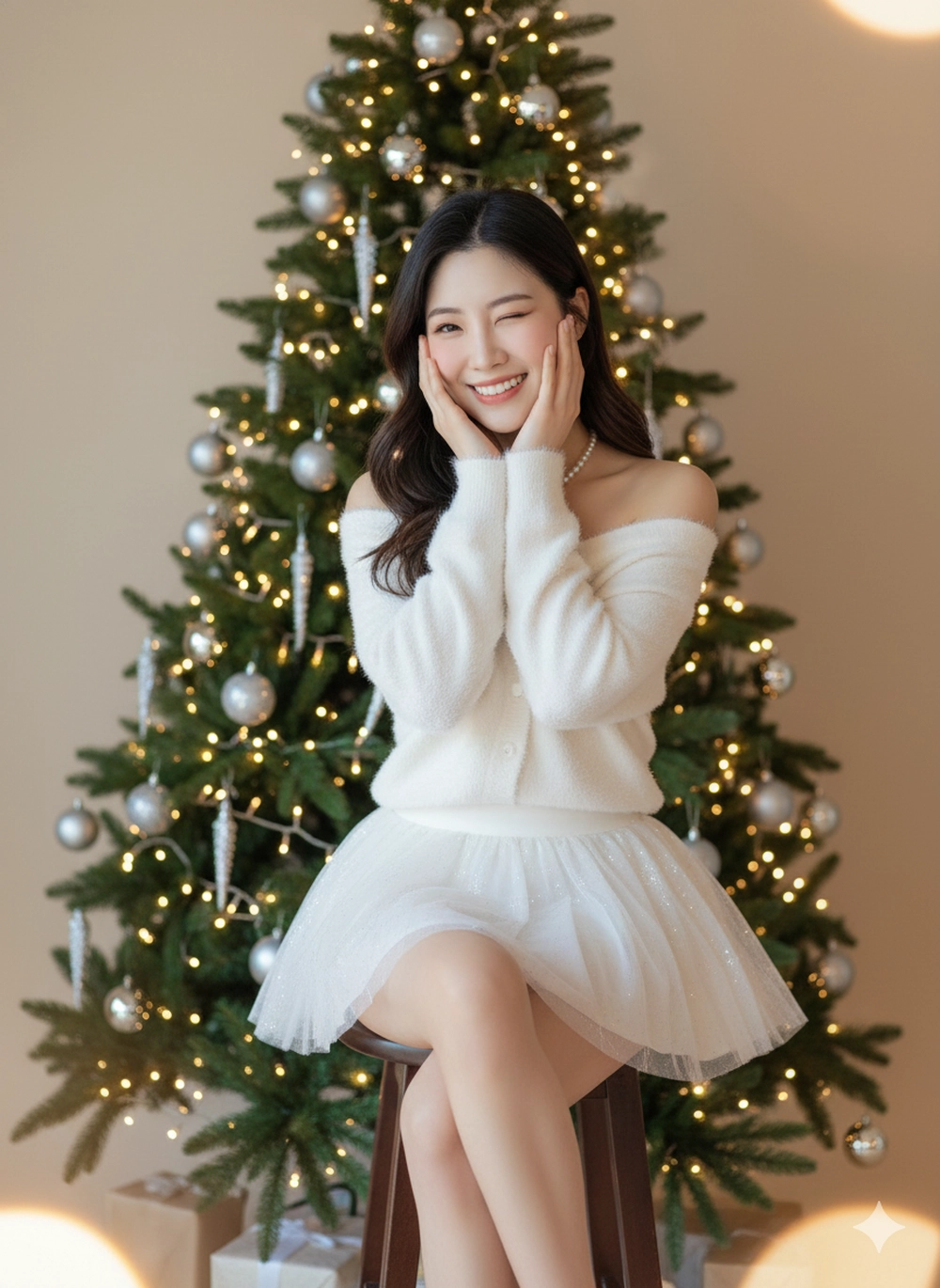 Bộ Prompt Gemini tạo ảnh Noel không phải chen chúc