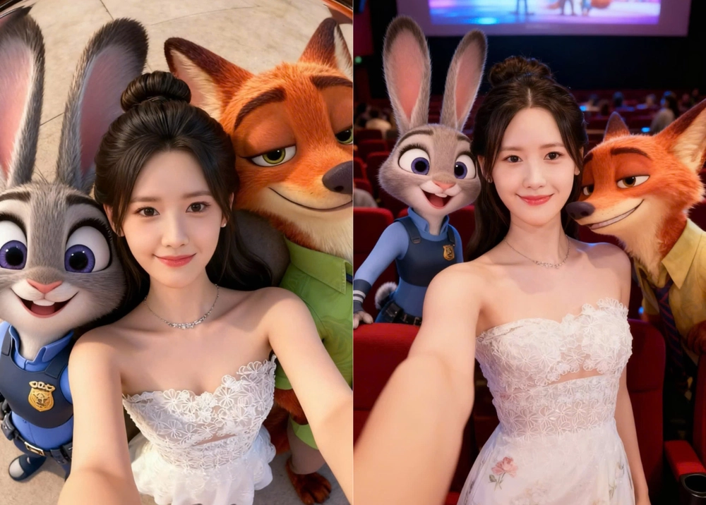 Cách tạo ảnh chụp cùng Zootopia hot hit với Capcut