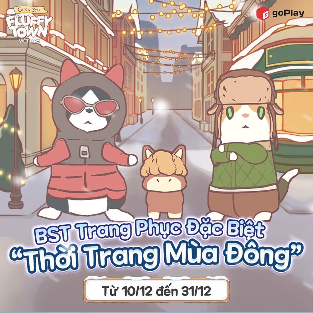 Cats & Soup: Fluffy Town tung hoạt động mừng giáng sinh 5 Cats & Soup: Fluffy Town tung hoạt động mừng giáng sinh